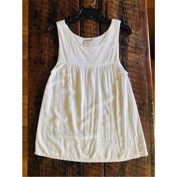 Batik Bali white sleeveless top size small/medium - Picture 12 of 14